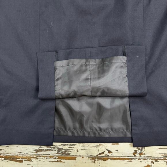 Pendleton Black Wool Blend A Line Pencil Skirt Sz 12 Vented Career Office Pocket - Picture 8 of 9